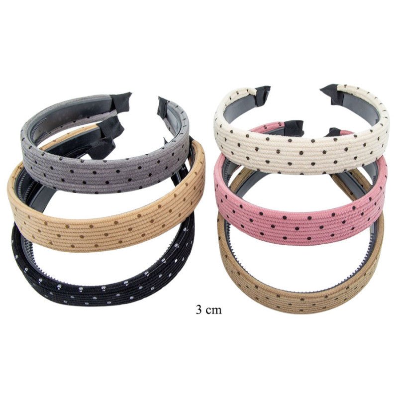 Diversita Hårbøjle - Hårbøjle Dots - 3 cm bred - Diversita -
