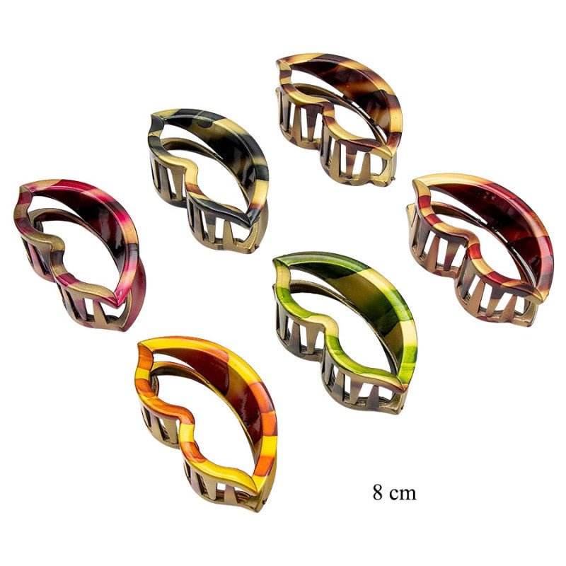 Diversita Hårklemme - Hårklemme Lips - 8 cm - Diversita -