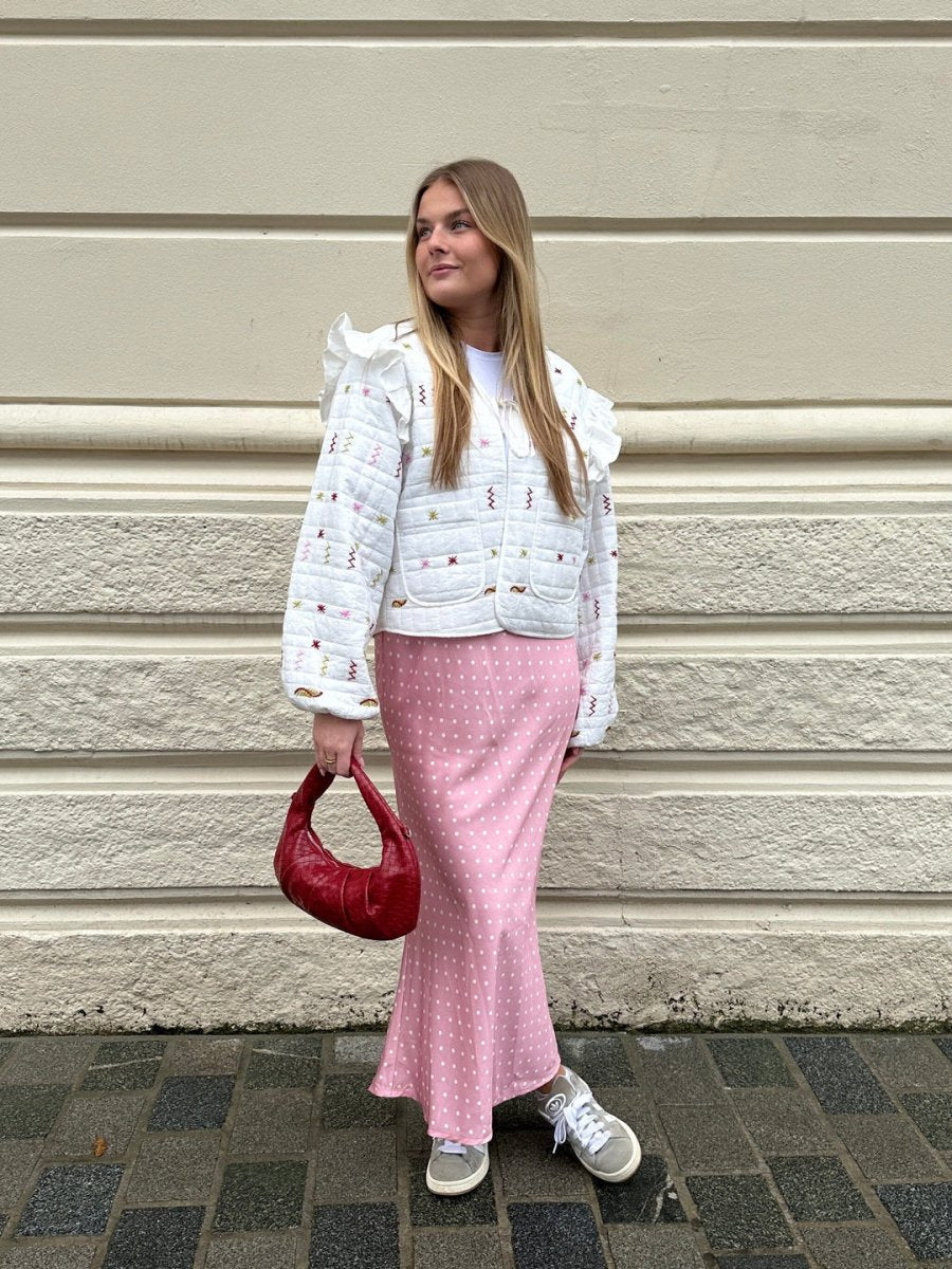 Noella Nederdel - Kenya Skirt Carmine Blush Print - XS - Diversita -