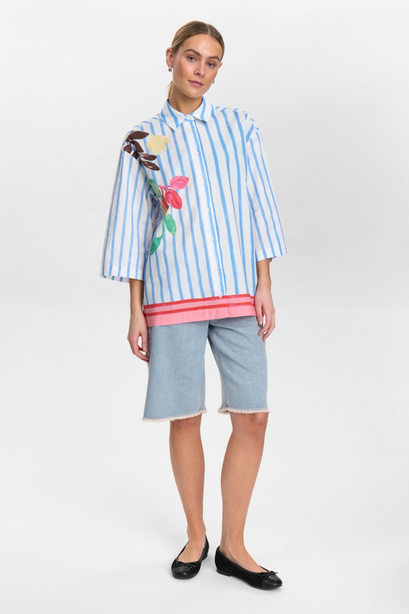 NUMPH Skjorte - NUWENDIE SHIRT - XS/S - Diversita -