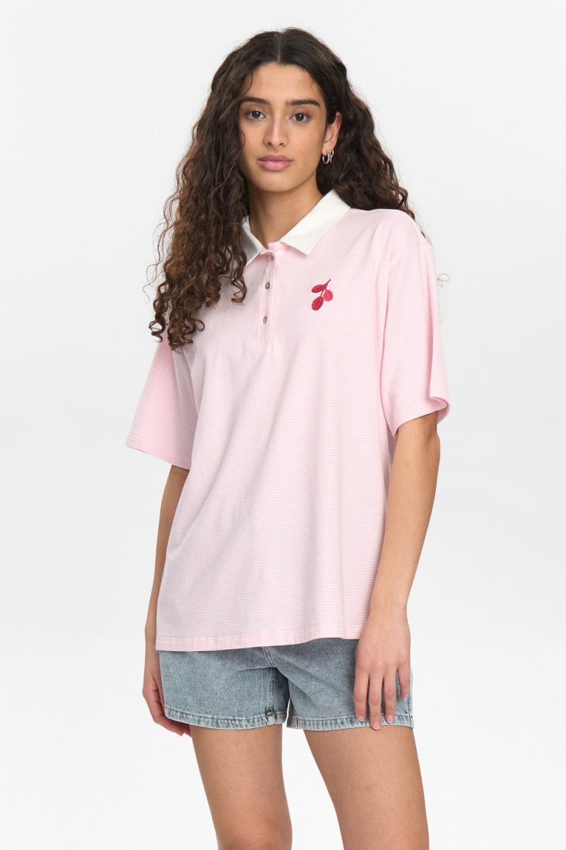 NUMPH T-shirt - NUPIPPI SS POLO - Blushing Bride - XS/S - Diversita -
