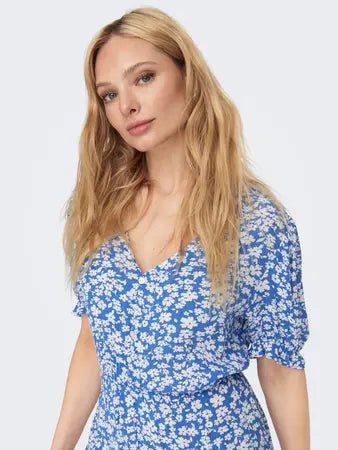 ONLY Kjole - Onlchlanti S/S Long Dress Wvn Noos - XS - Diversita -