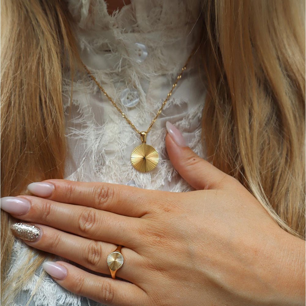 Wolff Jewelry Denmark Halskæde - Sunny Necklace - 18 karat guldbelagt - 47+5 Cm - Diversita -