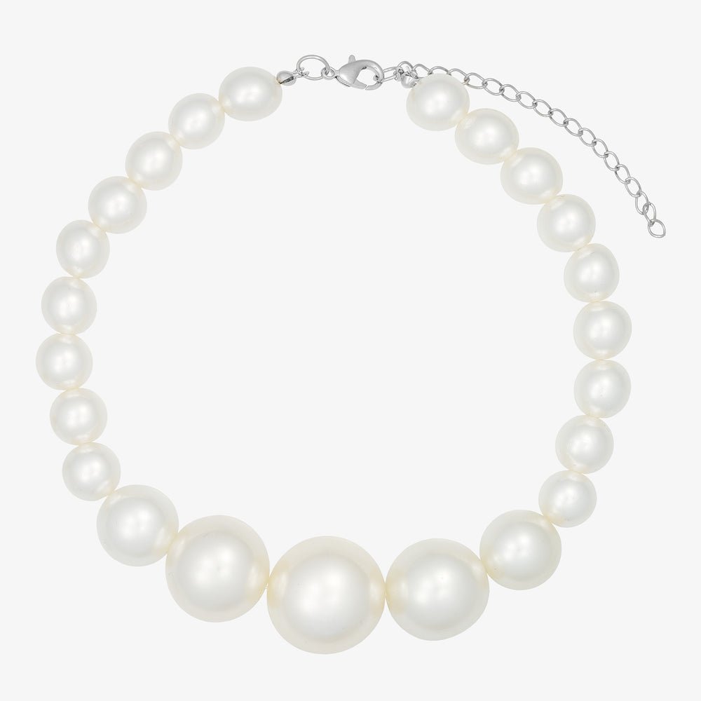 Wolff Jewelry Denmark Halskæde - Wendy Necklace - Hvid - 39 x 6 cm - Diversita -