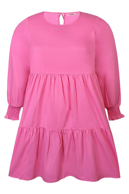 Anyday Curves Kjole - Lea Kjole Pink "NYHED" - 38/40 (XS) - Diversita - 