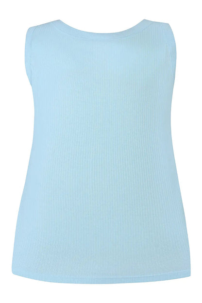 Anyday Curves Top - Alva Top Blå "NYHED" - 38/40 (XS) - Diversita - 