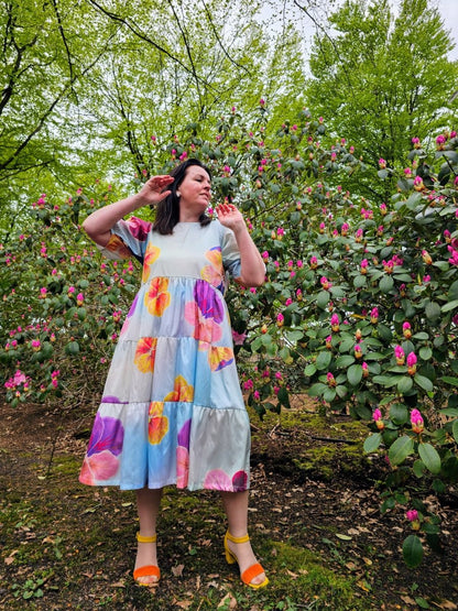 ByDiva Fashion Kjole - Flower Dress "NYHED" - XS - - Diversita -