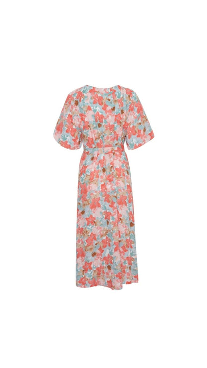Ichi Kjole - Ihsanura Dress Multi Flower Aop "NYHED" - 34 - - Diversita -