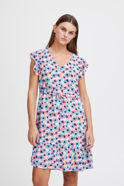 Ichi Kjole - Ihvera Dr32 Multi Flower Aop "NYHED" - 34 - - Diversita -