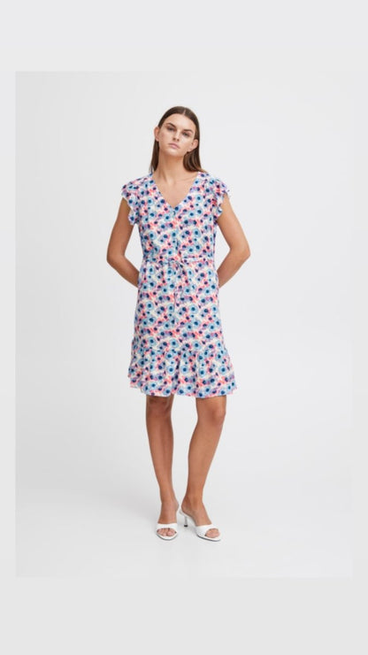 Ichi Kjole - Ihvera Dr32 Multi Flower Aop "NYHED" - 34 - - Diversita -