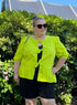Liberte Essentiel Bluse - Lea 112 Cardigan Grøn - 38/40 (XS) - Diversita - 