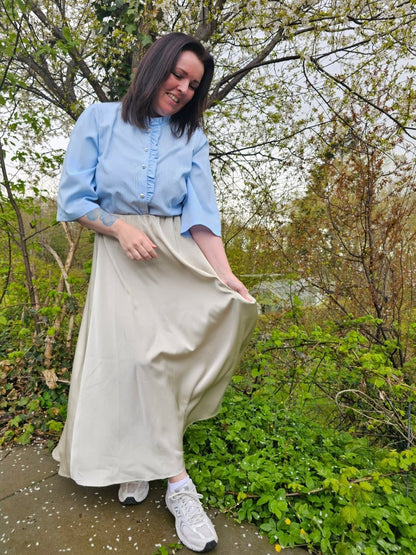 Liberte Essentiel Nederdel - Liberte Ova Skirt Creme "NYHED" - XS - - Diversita - N/A