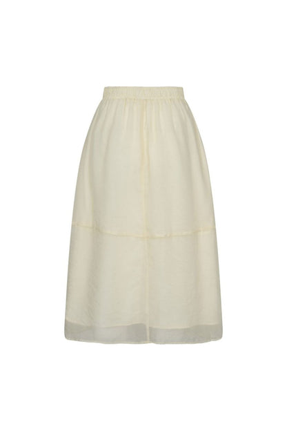Liberte Essentiel Nederdel - Rosa Skirt Creme - XS - Diversita - 