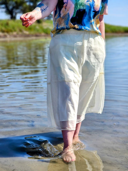Liberte Essentiel Nederdel - Rosa Skirt Creme - XS - Diversita - 