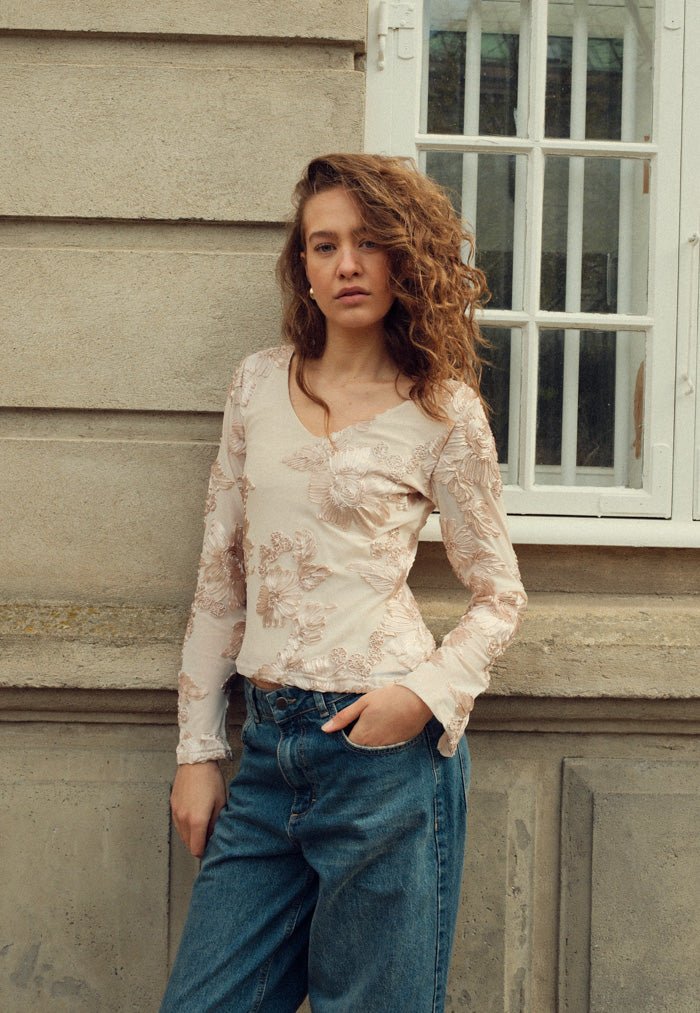 Noella Bluse - Lucille Top Ivory - XS - Diversita - 