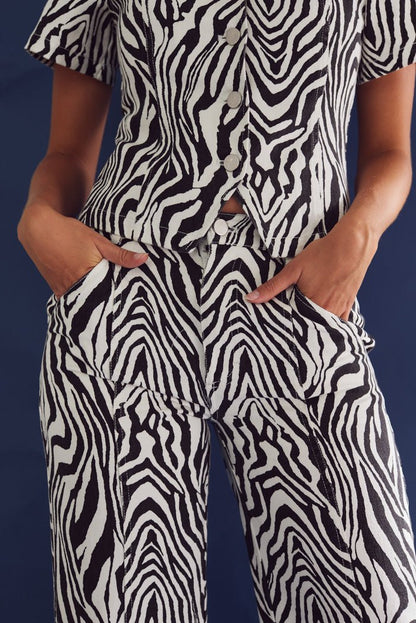 Noella Jeans - Stormy Jeans Taleah Zebra Print - XS - Diversita - 