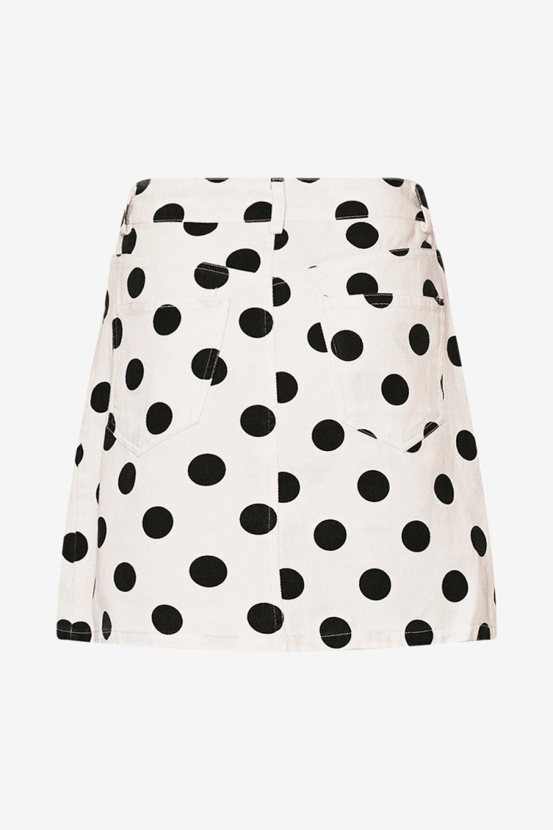 Noella Nederdel - Kambria Skirt Carmella White Print - XS - Diversita - 