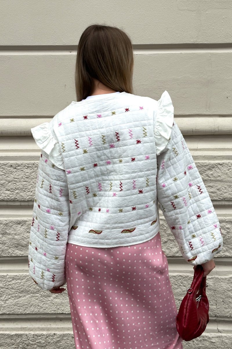 Noella Nederdel - Kenya Skirt Carmine Blush Print - XS - Diversita - 