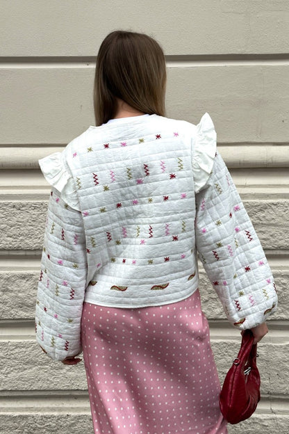 Noella Nederdel - Kenya Skirt Carmine Blush Print - XS - Diversita - 