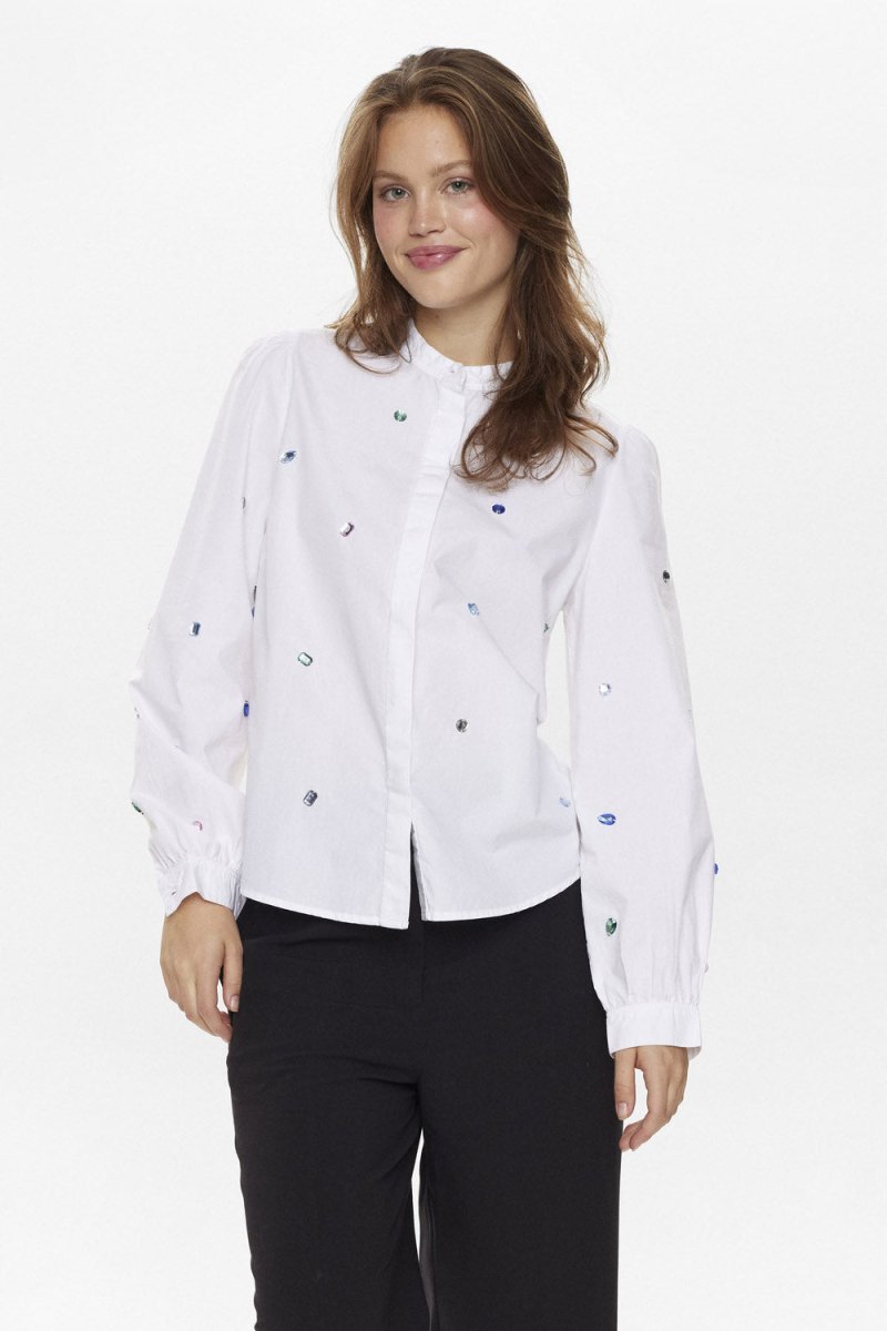 NUMPH Skjorte - Nuheidi Shirt - 34 - Diversita - 