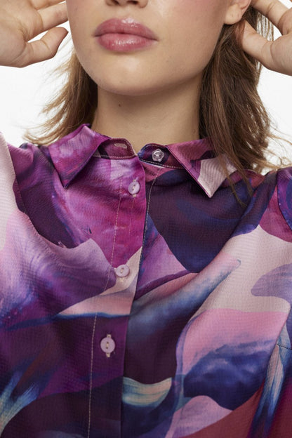 NUMPH Skjorte - Nuisobell Shirt - 34 - Diversita - 