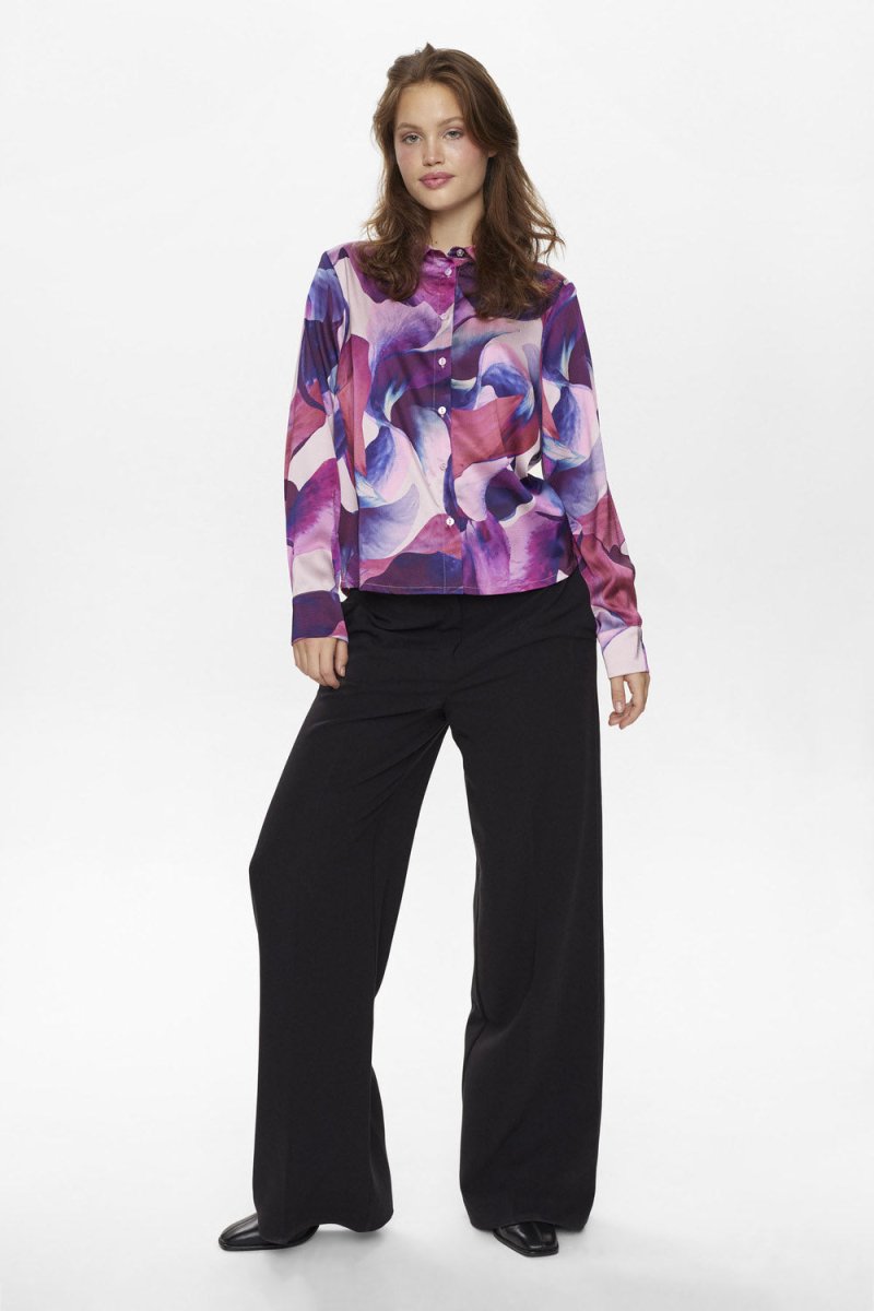 NUMPH Skjorte - Nuisobell Shirt - 34 - Diversita - 