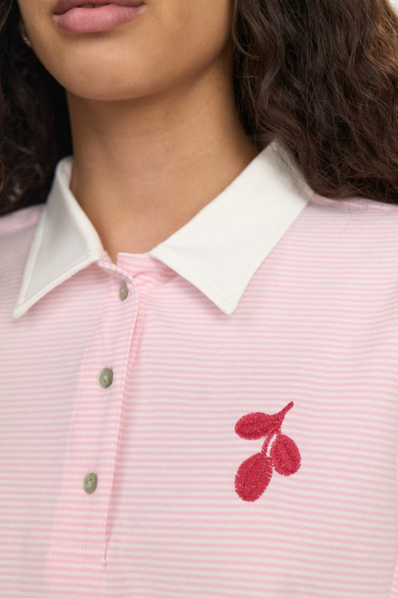NUMPH T-shirt - NUPIPPI SS POLO - Blushing Bride - XS/S - Diversita - 
