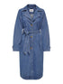 ONLY Jakke - Onlmalou Lang Trenchcoat Med Bæltelukning Og Sidelommer - XS - Diversita - 