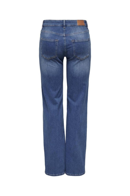 ONLY Jeans - Onlblush Mid Straight Dnm Rea12187 Noos Medium Blue Denim - XS/32 - Diversita - 