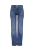 ONLY Jeans - Onlblush Mid Straight Dnm Rea12187 Noos Medium Blue Denim - XS/32 - Diversita - 