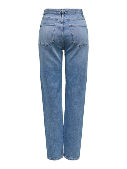ONLY Jeans - ONLGYPSY HW STRAIGHT STRETCH SIK332 DNM Jeans "PREORDER - START DEC" - 25/32 - Diversita - 5715677461607