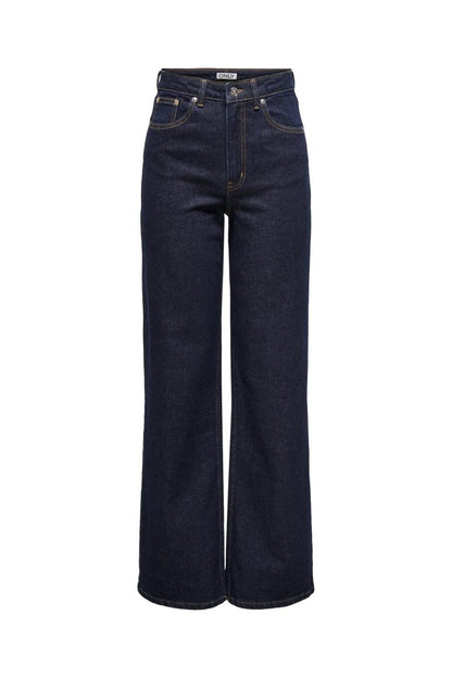 ONLY Jeans - Onljuicy Hw Wide Rinse Dnm Mad763 Noos Dark Denim Blue - 26/32 - Diversita - 