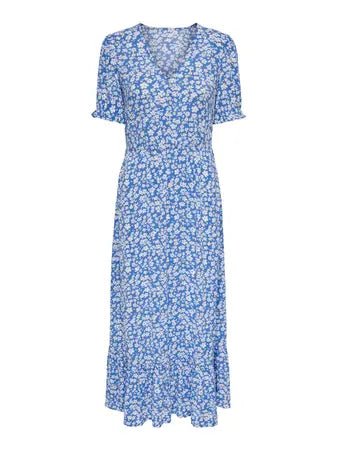 ONLY Kjole - Onlchlanti S/S Long Dress Wvn Noos - XS - Diversita - 