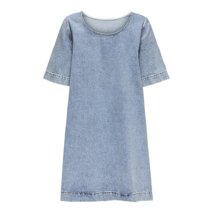 ONLY Kjole - Onlgigi Bow S/S A - Shape Dress Dnm Cro "PREORDER UGE 18" - XS - Diversita - 