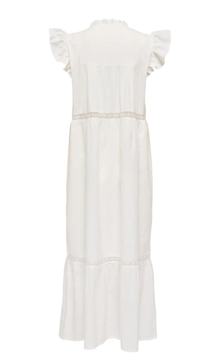 ONLY Kjole - Onlsunny Capsl Frill Dress Wvn Noos - XS - Diversita - 