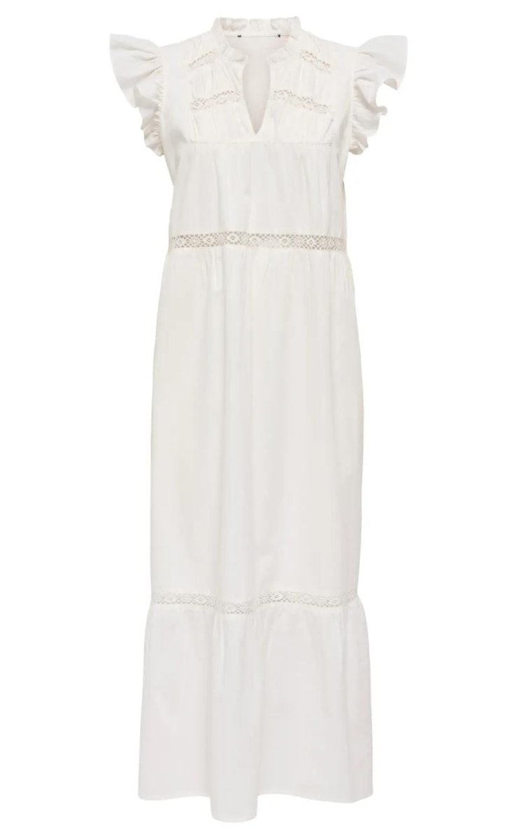 ONLY Kjole - Onlsunny Capsl Frill Dress Wvn Noos - XS - Diversita - 