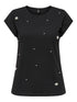 ONLY T-shirt - Onlmatti Top Sort "PREORDER SLUT MAJ" - XS - Diversita - 