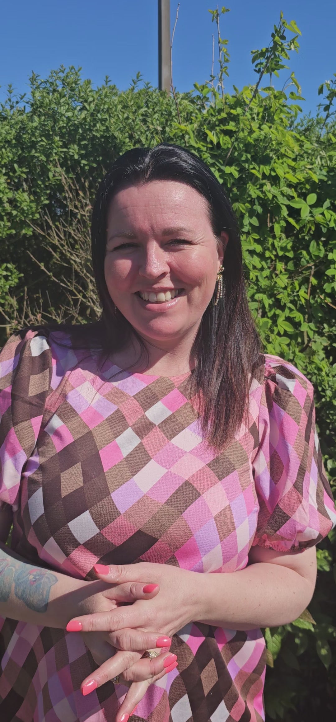 Wonder Bow Earring - 18 karat guldbelagt