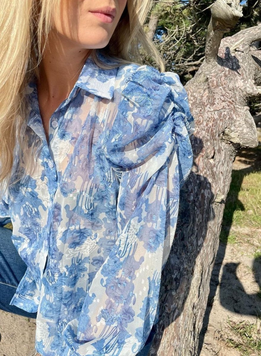 Sommerstedt Skjorte - Katie Shirt Blue "NYHED" - S/M - Diversita - 