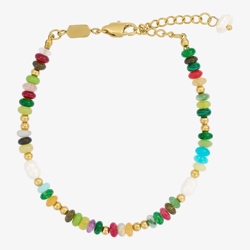 Wolff Jewelry Denmark Armbånd - Color Pearl Bracelet - Mix - 15+5 cm - Diversita - 