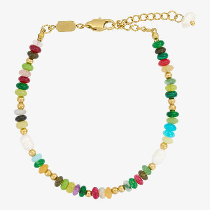 Wolff Jewelry Denmark Armbånd - Color Pearl Bracelet - Mix - 15+5 cm - Diversita - 