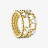 Wolff Jewelry Denmark Fingerring - Crystal Ring - 18 karat guldbelagt - 7/54 - Diversita - 