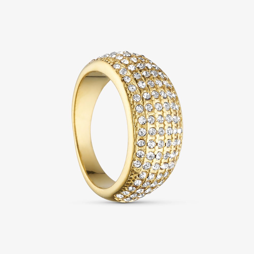 Wolff Jewelry Denmark Fingerring - Ziko Ring - 18 karat guldbelagt - 8/57 - Diversita -