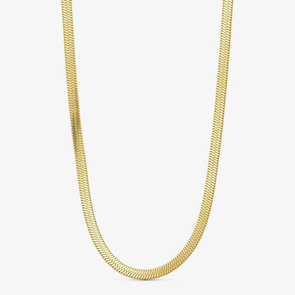 Wolff Jewelry Denmark Halskæde - Kleo Big Necklace 5 mm - 18 karat guldbelagt - 40+5 cm - Diversita - 