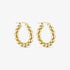 Wolff Jewelry Denmark Øreringe - Big Boble Hoops - 18 karat guldbelagt - 23 mm - Diversita - 