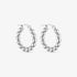 Wolff Jewelry Denmark Øreringe - Big Boble Hoops - Sølvfarvet - 23 mm - Diversita - 