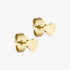 Wolff Jewelry Denmark Øreringe - Heart Stud - 18 karat guldbelagt - 4 mm - Diversita - 