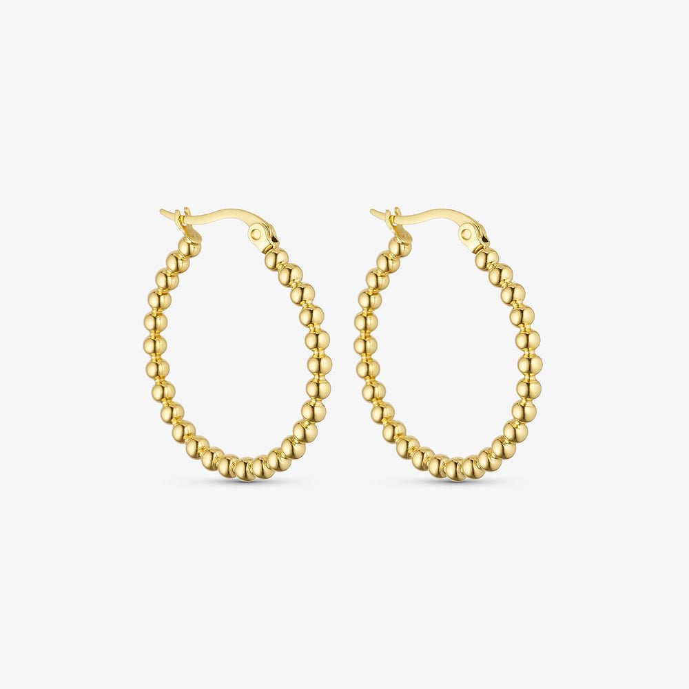 Wolff Jewelry Denmark Øreringe - Sora Hoops - 18 karat guldbelagt - 27 mm - Diversita - 