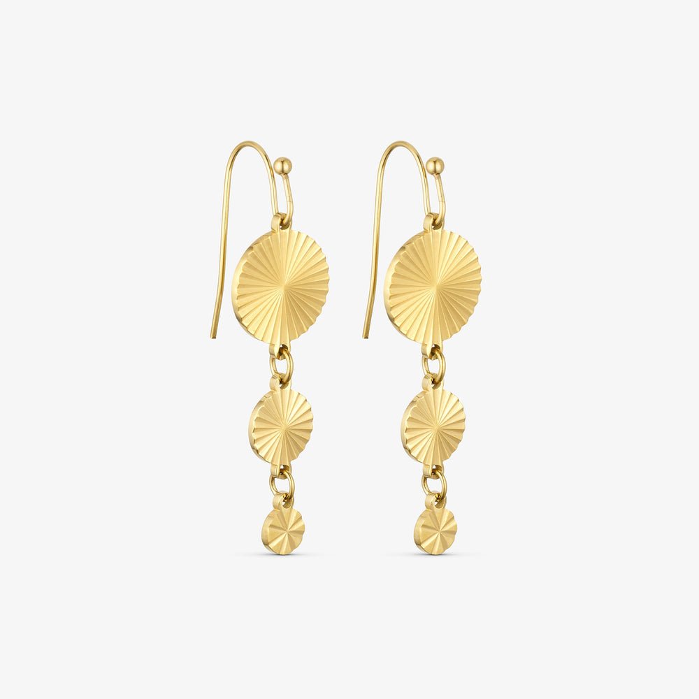 Wolff Jewelry Denmark Øreringe - Sunny Earring - 18 karat guldbelagt - Onesize - Diversita - 