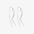 Wolff Jewelry Denmark Øreringe - Waves Earring - Sølvfarvet - 45 mm - Diversita - 
